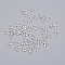 Iron Jump Rings, Open Jump Rings, Silver, 5x0.6mm, Inner Diameter: 3mm, 200~230Pcs/Set