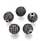 304 Stainless Steel Beads, Round, Antique Silver, 10x9.5mm, Hole: 2mm