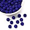 Pave Disco Ball Beads, Polymer Clay Rhinestone Beads, Grade A, Round, Sapphire, PP14(2~2.1mm), 10mm, Hole: 1.0~1.2mm