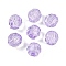 Transparent Acrylic Beads, Faceted, Cone, Violet, 10mm, Hole: 2.5mm, 555pcs/500g