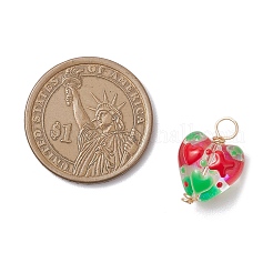 Подвески из стеклянной эмали ручной работы&nbsp;PALLOY-JF04262-02