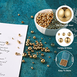 400 шт. 5 бусины из нержавеющей стали 304&nbsp;STAS-MP0001-10