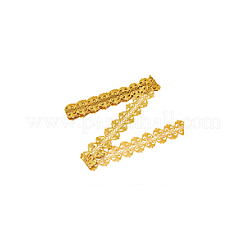 Лента с вышивкой металлической нитью в этническом стиле из полиэстера&nbsp;OCOR-WH0045-17