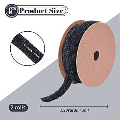 Полиэстеровая шенилловая лента&nbsp;OCOR-WH0097-36B