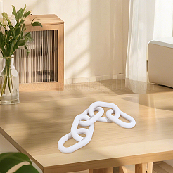 Деревянная цепочка с одним звеном&nbsp;AJEW-WH0314-882A