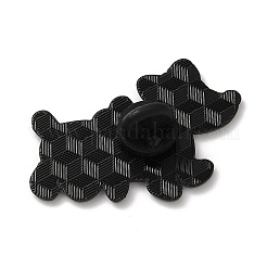 Эмалированные значки с таксой и бантиком&nbsp;JEWB-Z048-08EB-03