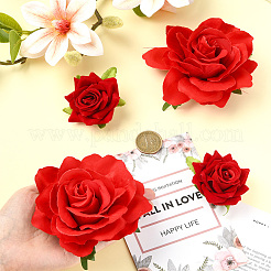 Заколки для волос из ткани и железа из кожи аллигатора&nbsp;AJEW-SP0002-84C