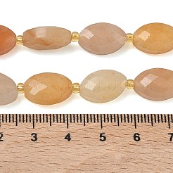 Натуральный красный авантюрин бисер нитей&nbsp;G-A295-A04-01