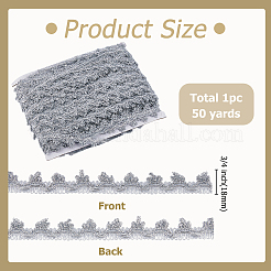 Нейлон и отделка из золотистого металлического кружева&nbsp;OCOR-WH0070-225B