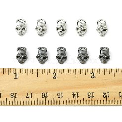 30 шт. 2 цвета тибетский стиль сплав европейские бусины&nbsp;TIBEB-FS0001-19