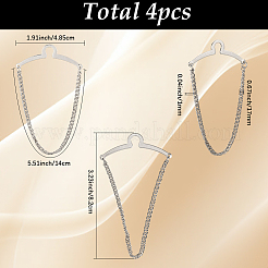 4 шт. латунные подвесные цепи&nbsp;AJEW-SC0004-04A