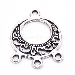 Тибетский стиль компоненты сплава люстра соединения&nbsp;LS-PALLOY-WH0085-72