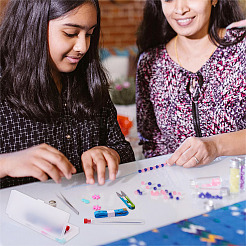 Набор пластиковых игл и игл для бисероплетения&nbsp;TOOL-TAC0010-03