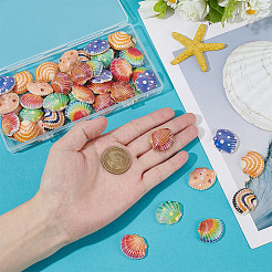 Кабошоны из непрозрачной смолы&nbsp;RESI-PH0002-55