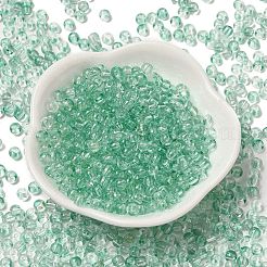 Прозрачные цвета стеклянные круглые бусины&nbsp;SEED-F006-05A-02