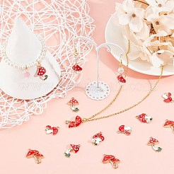 24шт 4 стиля подвески из сплава с эмалью&nbsp;ENAM-SC0002-17