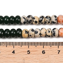 Нити из натурального красного сетчатого камня&nbsp;G-Z135-C04