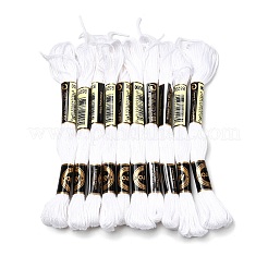 10 моток двухслойной мулине из металлизированного полиэстера для вышивания&nbsp;OCOR-Q057-A19