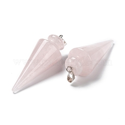 Природного розового кварца подвески&nbsp;LS-G-K311-47D