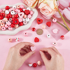 Бусины из натурального дерева&nbsp;WOOD-SP0001-26