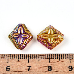 Переливающиеся непрозрачные акриловые бусины с УФ-покрытием&nbsp;OACR-T028-31