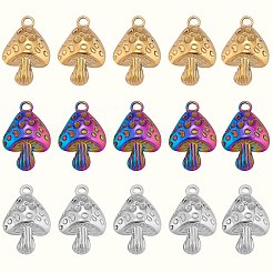 15 шт. 3 стиля подвески из нержавеющей стали 304&nbsp;STAS-SZ0002-77