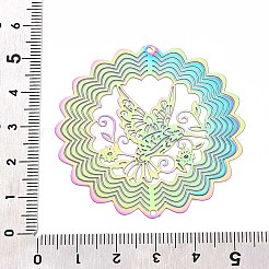 Ветряная вертушка с вращающимся подвесным механизмом из нержавеющей стали 201 (3d).&nbsp;STAS-T064-95