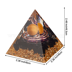 Кристаллические украшения дисплея эпоксидной смолы&nbsp;DJEW-WH0034-26D