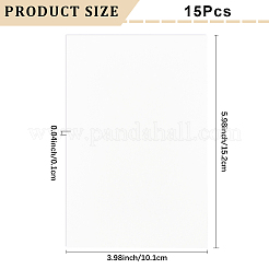 Прямоугольная бумажная фоторамка аксессуары&nbsp;AJEW-WH20048-32A-01