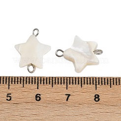 Подвески-звездочки из натуральных ракушек&nbsp;STAS-D378-26P