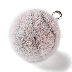 Флокированные непрозрачные подвески из смолы на спортивную тематику&nbsp;LS-RESI-D017-01B-P