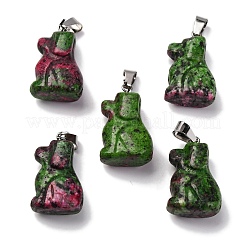 Подвески из окрашенного натурального мрамора&nbsp;G-B127-07P-04