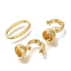 Латунь раз по сравнению с застежками&nbsp;KK-K389-020G