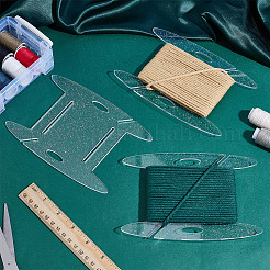 Прямоугольные акриловые доски для намотки ниток&nbsp;AJEW-WH0460-157