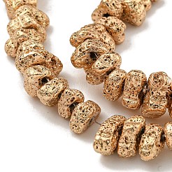 Гальванические бусины из натуральной лавы&nbsp;G-I360-U01-02