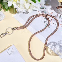 1 шт. шнурок для удостоверения личности из сплава со стразами&nbsp;AJEW-CP0009-93