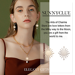 20 шт. 2-х цветные латунные соединительные звенья&nbsp;KK-SC0002-09