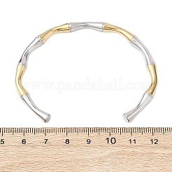 Браслеты-манжеты из нержавеющей стали 304&nbsp;BJEW-B150-01GP