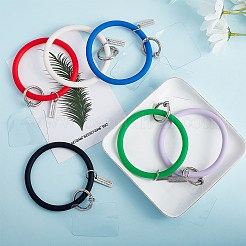 6 комплект 6-х цветных брелоков для ключей&nbsp;KEYC-OC0001-08