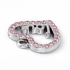 Подвески из сплава и страза&nbsp;PALLOY-P287-02P-01