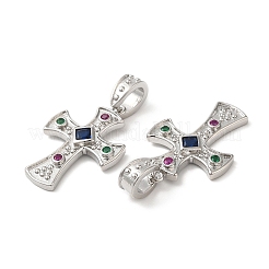 Латунные микро проложить кубического циркония подвески&nbsp;KK-M246-05P