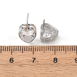 Серьги-гвоздики из циркония&nbsp;EJEW-C174-02A-P