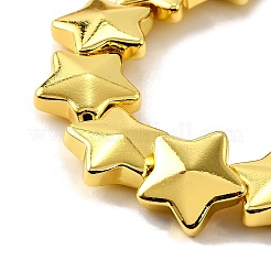 Стеклянные бусины с гальваническим покрытием &nbsp;EGLA-V001-03C