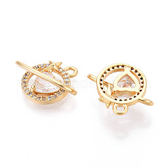 Латунные микро проложить кубического циркония подвески&nbsp;KK-N263-75A-G