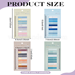 4 шт. 4-цветная наклейка с индексом питомца&nbsp;AJEW-LP0006-59