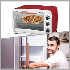 Чехол на дверную ручку из искусственной кожи&nbsp;FIND-WH20006-58B