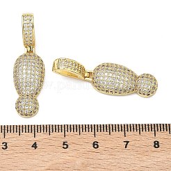 Латунные микро проложить кубического циркония подвески&nbsp;KK-P345-17G-01