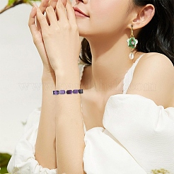 1 нить натуральных аметистовых бусин&nbsp;G-YW0002-76