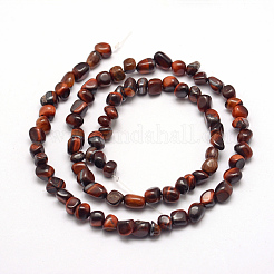 Натуральный красный тигровый глаз бисер пряди G-F465-13