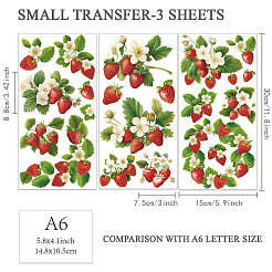 3 лист 3 стиля ПВХ водонепроницаемые декоративные наклейки&nbsp;DIY-WH0404-461